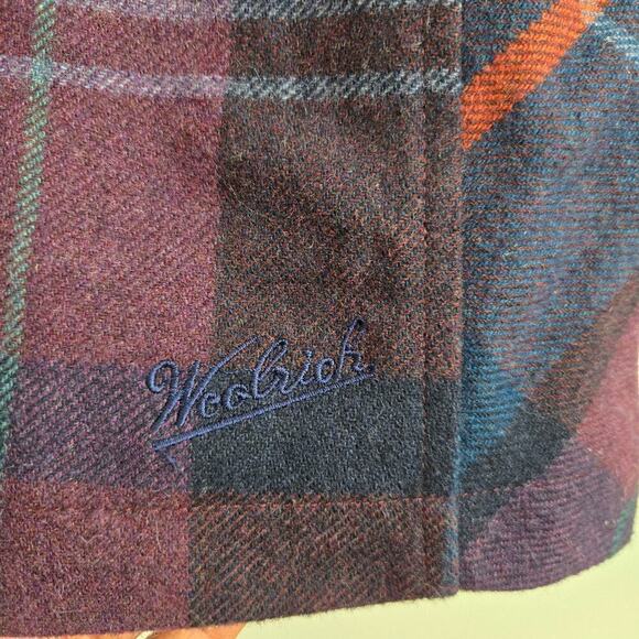 Woolrich Womens Y2K Wool Plaid Mini Skirt Sz 8 Scandi Preppy Old Money Academia - Picture 4 of 12